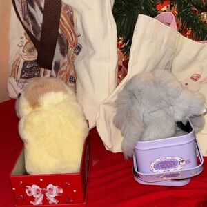 Cute Plush Toys in Decorative Tins